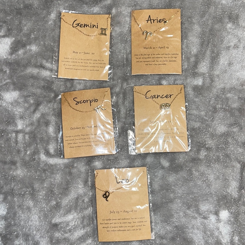 Gold Zodiac Necklace